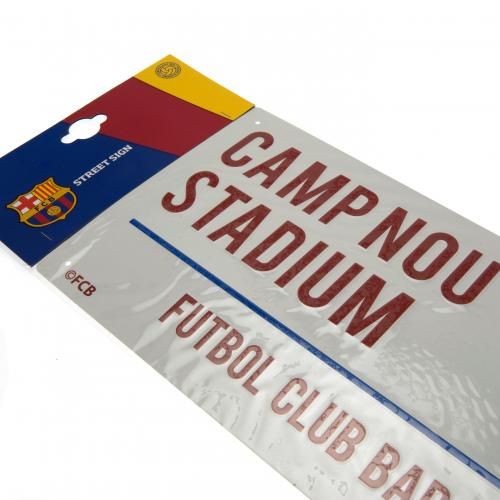 Табличка Барселона Street Sign Camp Nou 2
