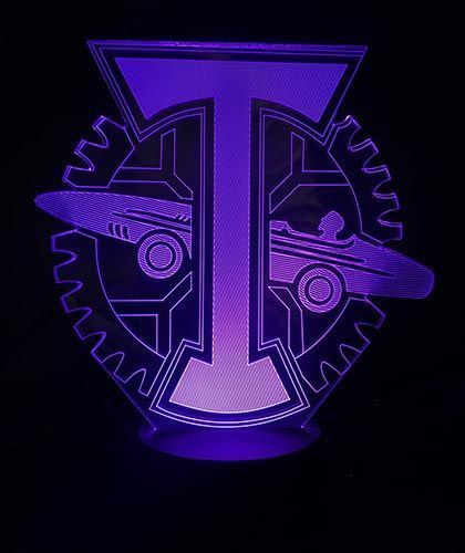 3D светильник Торпедо