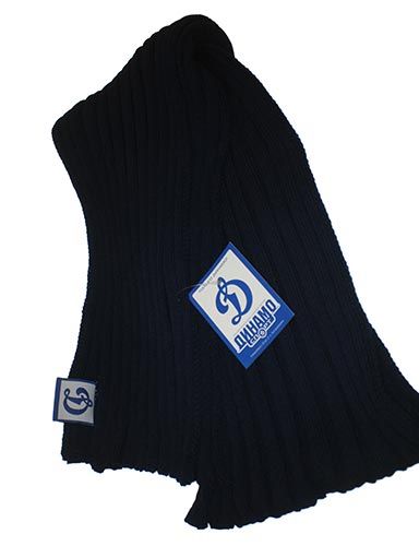 Шарф "Д"1014/9008 вязка-резинка т/син."Д"