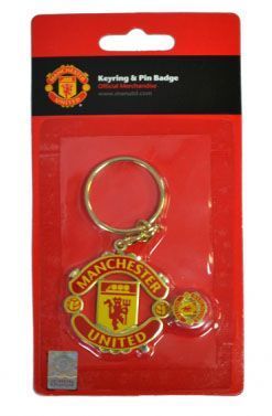 Набор брелок+значок Манчестер Юнайтед