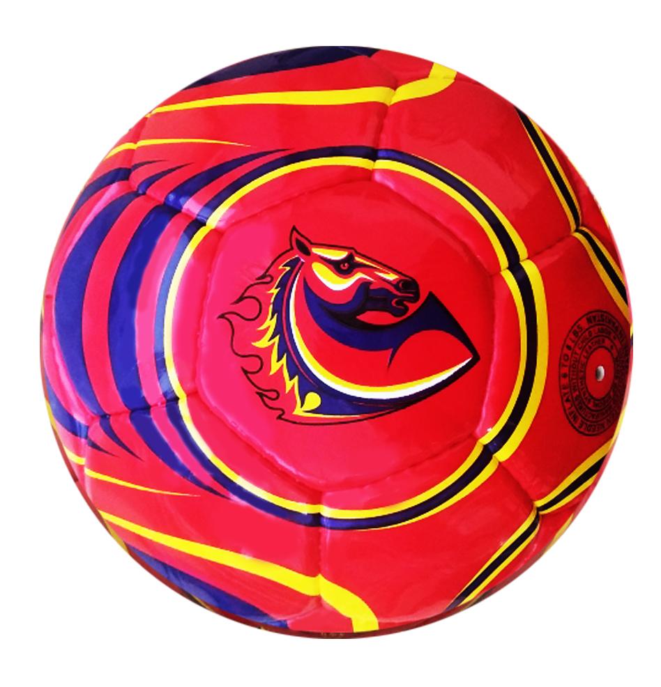 Мяч футбольный ЦСКА, "Эмблема и талисман", красный, размер 5