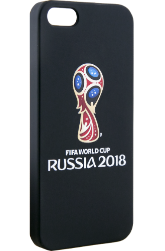 Чехол FIFA 2018 Эмблема iPhone 5/5S/SE черный
