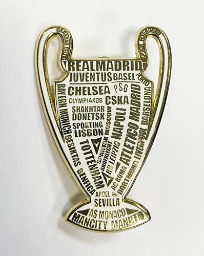 Значок Лига Чемпионов 2017-18 под золото