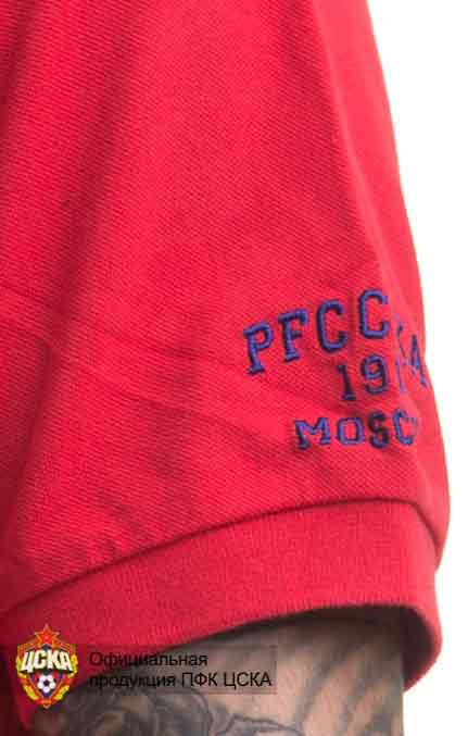 Футболка поло ЦСКА 1434120 красная