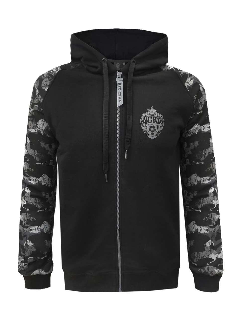 Толстовка на молнии PFC CSKA «Black Camo»