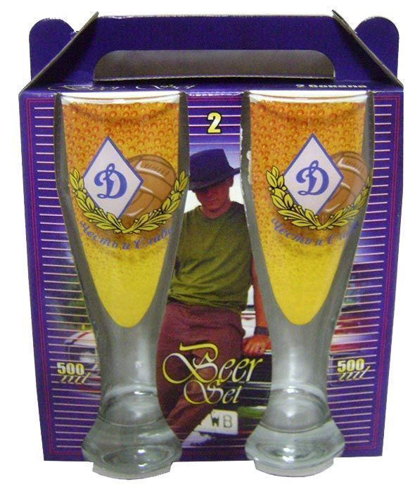 Набор"Д-Честь и Слава" из 2-х пивн. бокалов 42756-Д