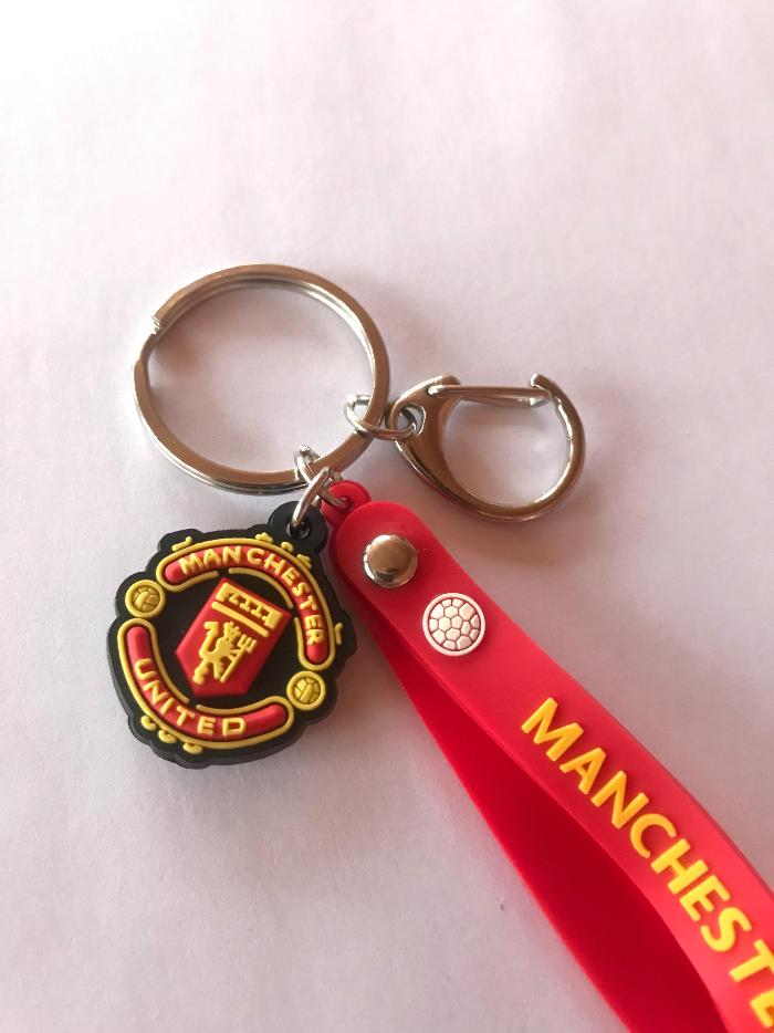Брелок Манчестер Юнайтед с ПВХ петлей