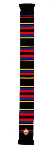 Шарф с вышивкой ПФК ЦСКА черный