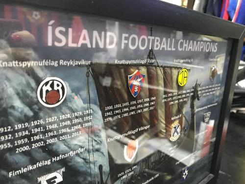 Набор значков "Чемпионы Исландии"