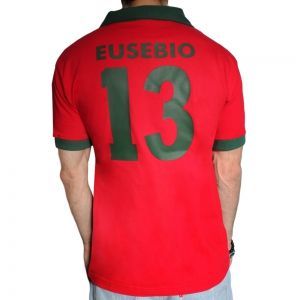 Ретро футболка Португалия 1960s Eusebio 13