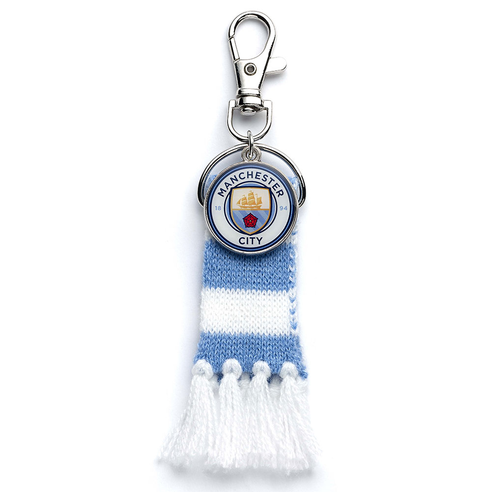      Blue Bar Scarf Bag Charm