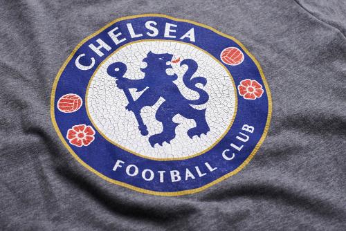 Футболка Челси 08750 серая