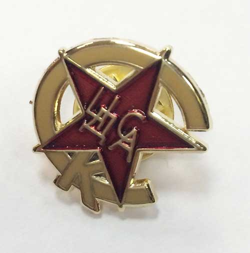 Значок ЦДСА плоский на цанге