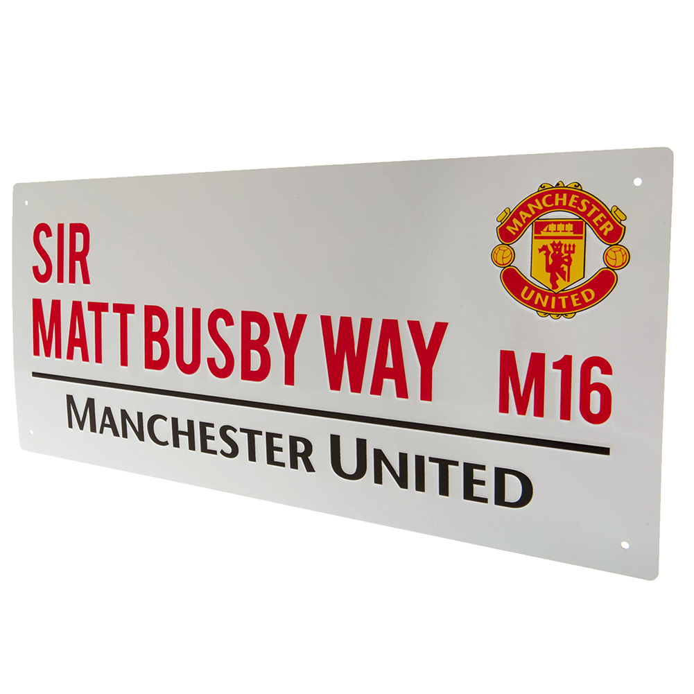    Sir Matt Busby Way Street Sign