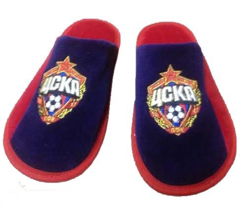 Тапочки ЦСКА комнатные