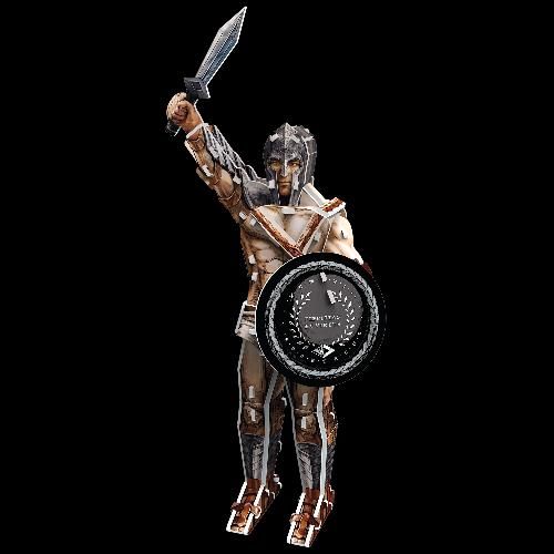 3D пазл Статуя Гладиатора Спартак