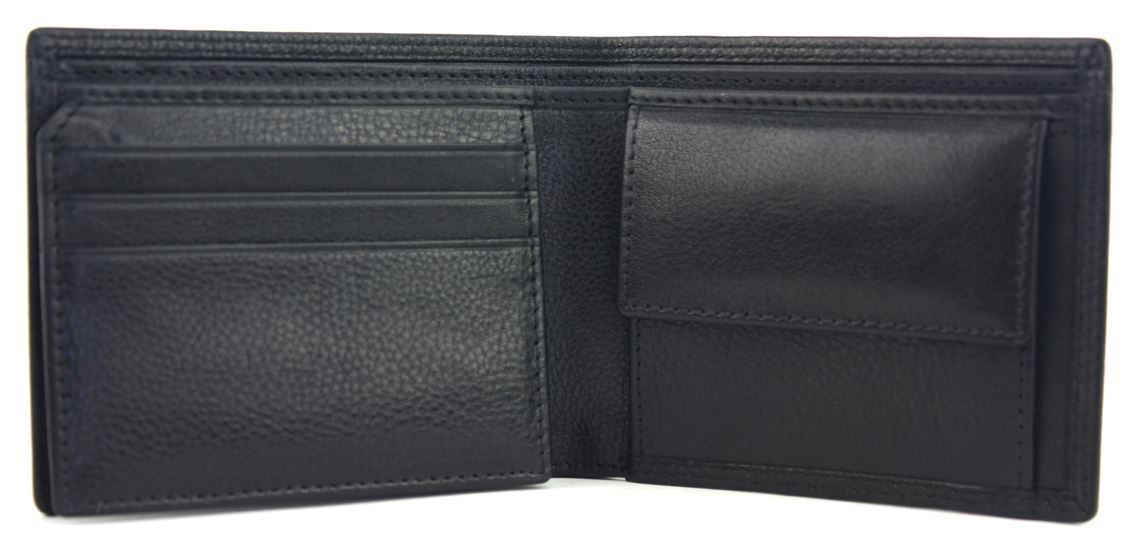 Портмоне Барселона цвет черный, кожа RAMALLETS NEGRO