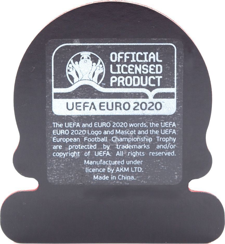 Магнит ЕВРО 2020 фольга "Эмблема" фигурный