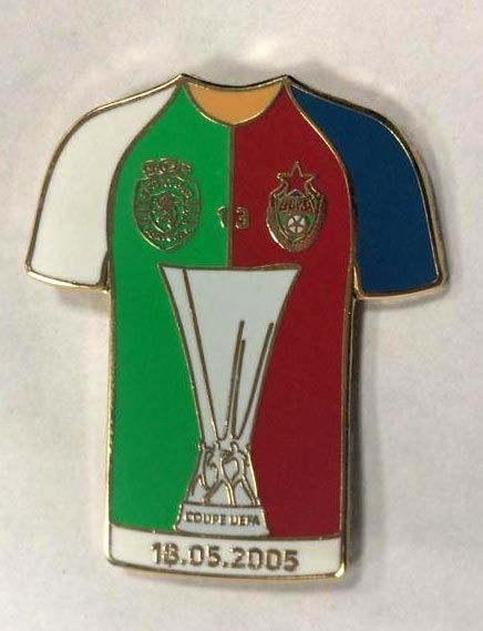 Значок Футболка Спортинг-ЦСКА 2005