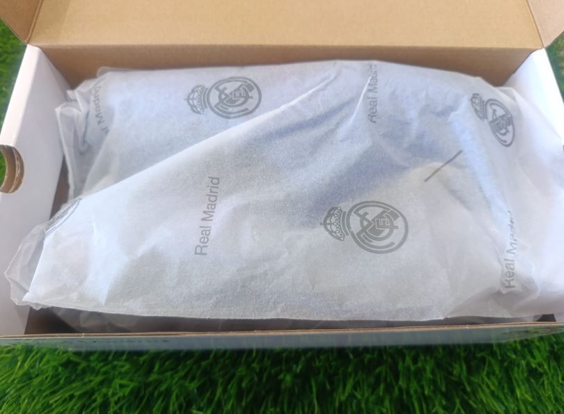 Тапки Реал Мадрид детские BLACK в подарочной коробке