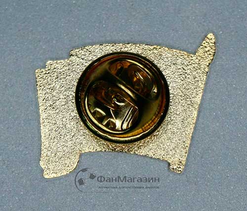 Значок Флаг "Д" с Орденом Ленина