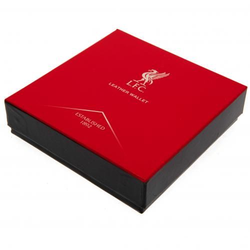 Портмоне Ливерпуль Black Leather Wallet в подарочной упаковке