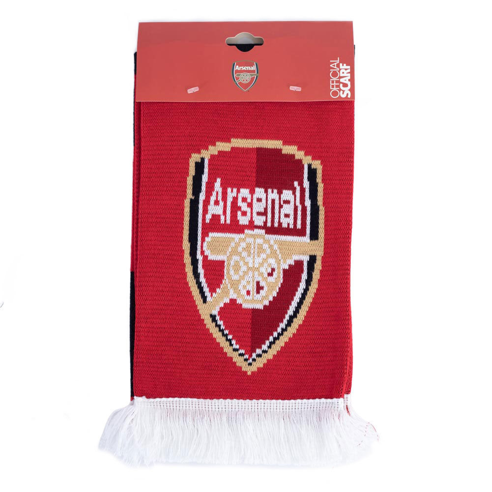 Шарф Арсенал Contrast Bar Scarf Шарф Арсенал Contrast Bar Scarf