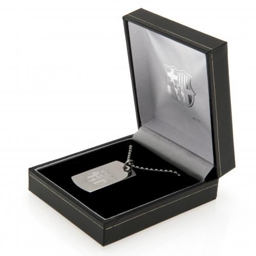 Подвеска Барселона Engraved Crest Dog Tag & Chain