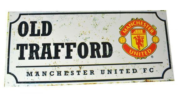 Табличка Manchester United F.C. Retro Street Sign