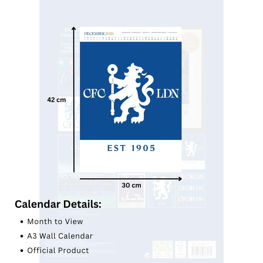 Календарь Челси Deluxe Calendar 2026