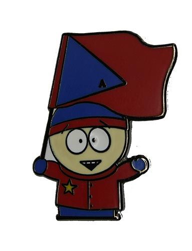 Значок ЦСКА "Южный парк" флаг