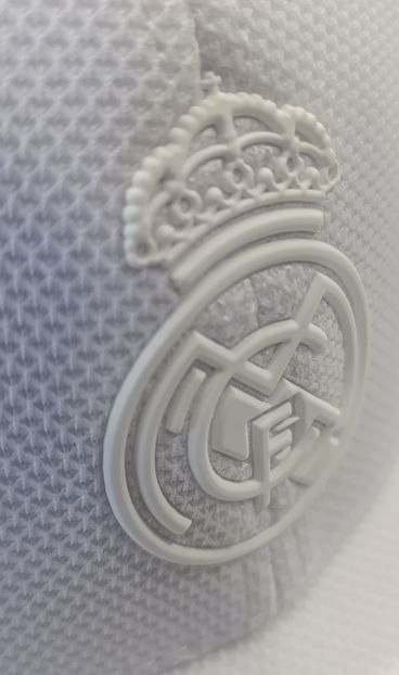 Бейсболка Реал Мадрид WHITE  LOGO ADULTO