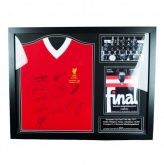 �������� � ����������� 1977 European Cup Winners Signed Shirt (Framed)