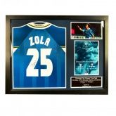 Футболка с автографом Zola Signed Shirt (Framed) Футболка с автографом Zola Signed Shirt (Framed)
