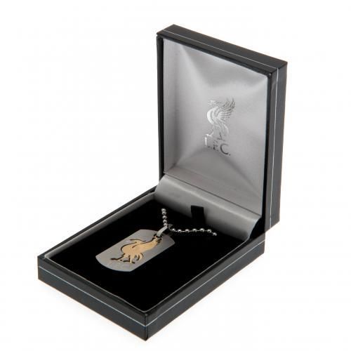 Подвеска Ливерпуль Bi Colour Cut Out Dog Tag & Chain