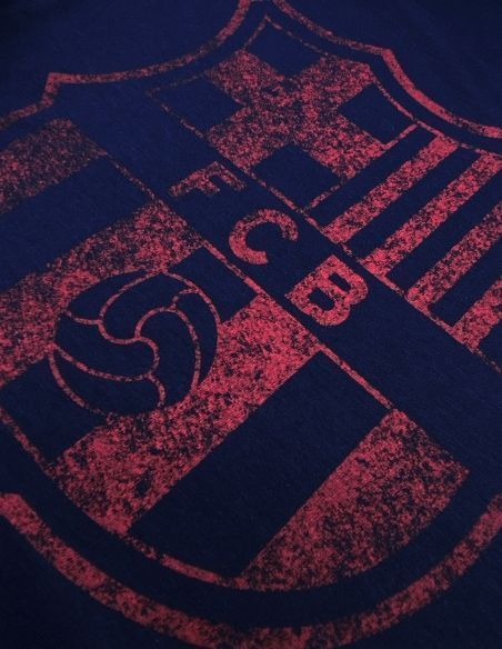 Футболка Барселона Escudo темно-синяя