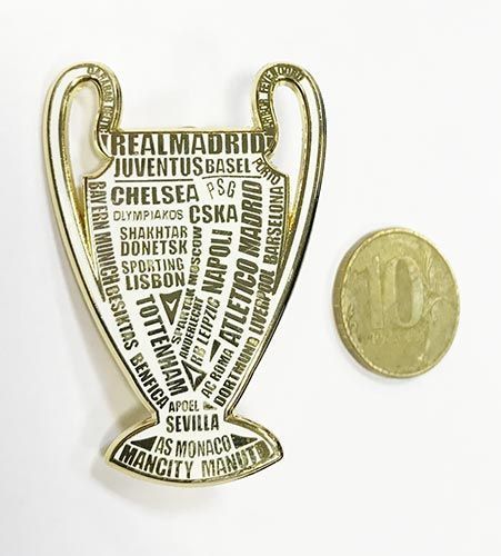 Значок Лига Чемпионов 2017-18 под золото
