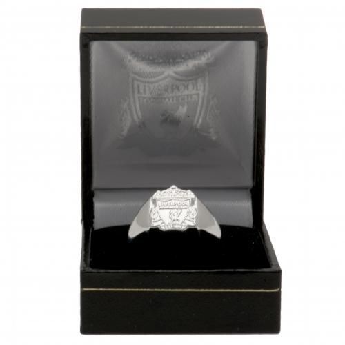 Кольцо Ливерпуль Silver Plated Crest Ring 