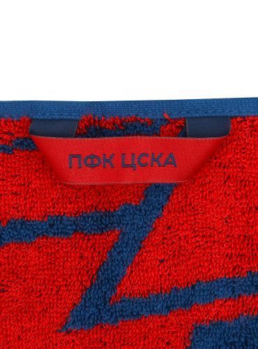 Полотенце ПФК ЦСКА 70 х 140 красно-синее