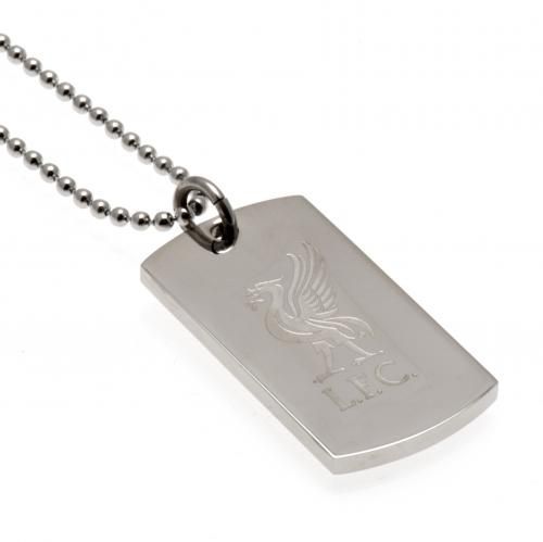 Подвеска Ливерпуль Engraved Crest Dog Tag & Chain LB