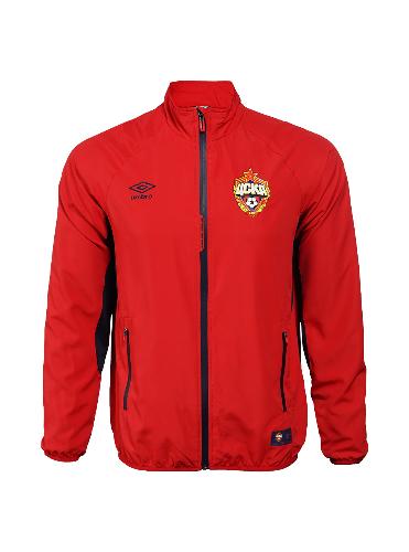 Куртка ЦСКА спортивная легкая UMBRO красная 430218