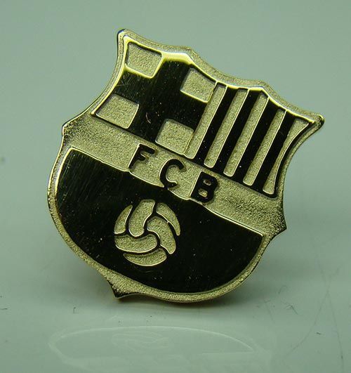 Значок Барселона золото