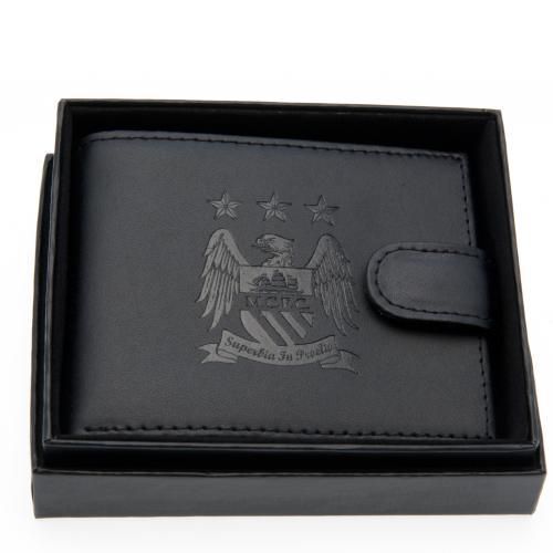 Портмоне Манчестер Сити Embossed Leather Wallet 805