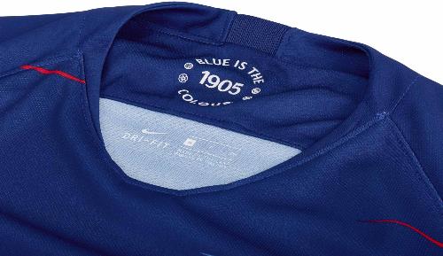 Футболка Челси Nike 2018/19 домашняя Nike 919009-496 Футболка Челси Nike 2018/19 домашняя Nike 919009-496