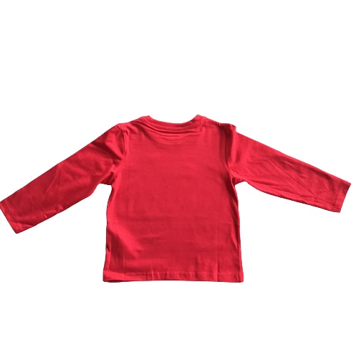 Детская футболка Барселона FCB3173 с длинным рукавом, красная Детская футболка Барселона FCB3173 с длинным рукавом, красная