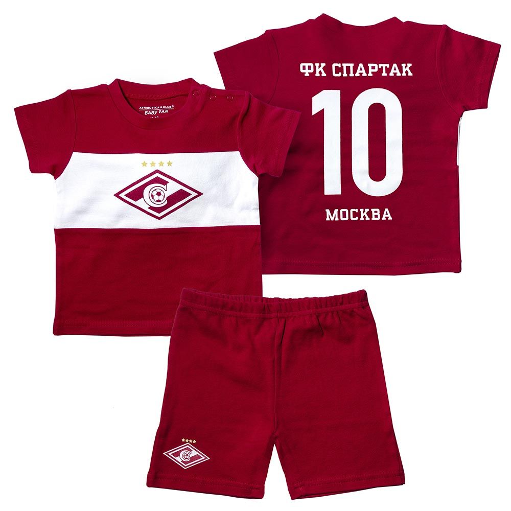 Костюм (футболка+шорты) №10 Спартак 251250