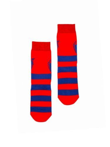 Носки детские, набор 3 пары, цвет красно-синий