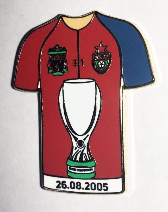 Значок Футболка Ливерпуль-ЦСКА 2005