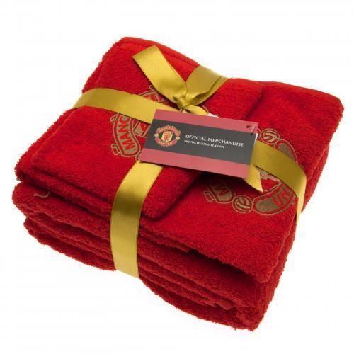 Набор полотенец Манчестер Юнайтед 3 Piece Towel Set