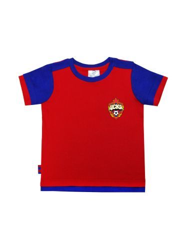 Футболка детская ЦСКА ЭМБЛЕМА, цвет красный